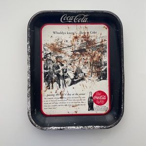 Coca-Cola Whaddya Know Reproduction Newspaper Ad Tray Issued 1993-1998